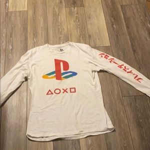 Ps4 long sleeve white shirt